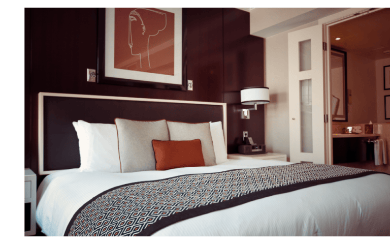 Elegant hotel room—representing Chamber Global Advantage perks like car and hotel discounts.